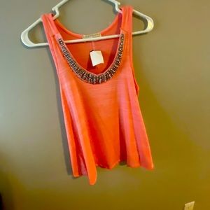 Pink tank for women
